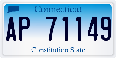 CT license plate AP71149