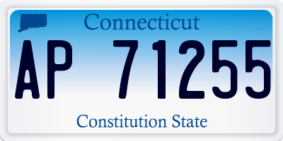 CT license plate AP71255