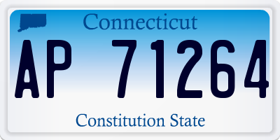 CT license plate AP71264