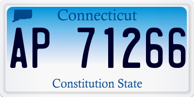 CT license plate AP71266