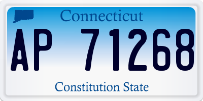 CT license plate AP71268