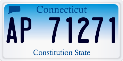 CT license plate AP71271
