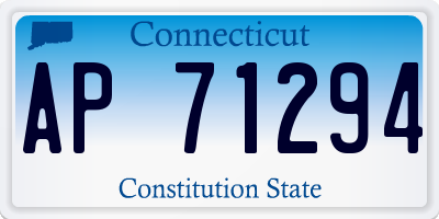 CT license plate AP71294