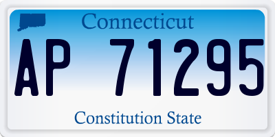 CT license plate AP71295