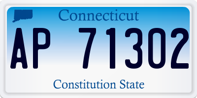 CT license plate AP71302