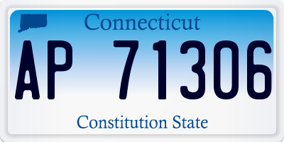 CT license plate AP71306