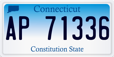 CT license plate AP71336