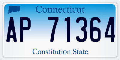 CT license plate AP71364