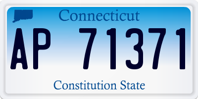 CT license plate AP71371