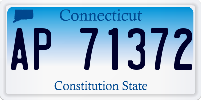 CT license plate AP71372