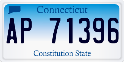 CT license plate AP71396