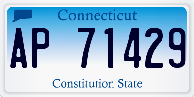 CT license plate AP71429