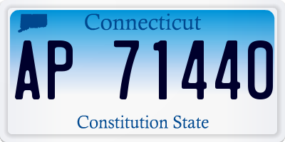 CT license plate AP71440