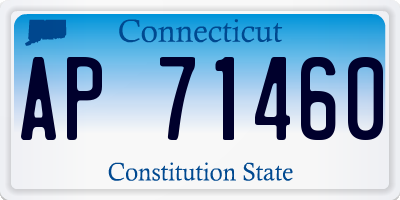 CT license plate AP71460
