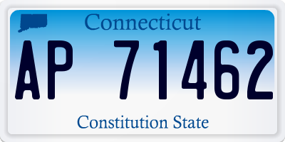 CT license plate AP71462
