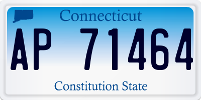 CT license plate AP71464