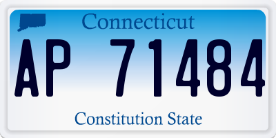 CT license plate AP71484
