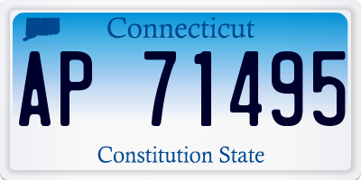 CT license plate AP71495