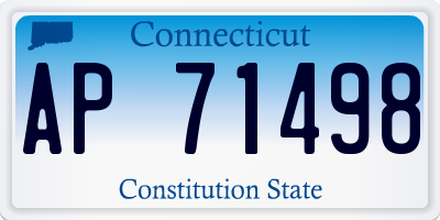 CT license plate AP71498
