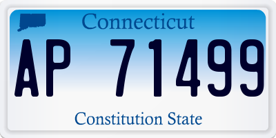 CT license plate AP71499