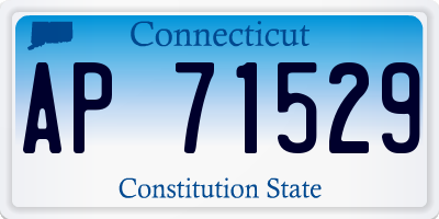 CT license plate AP71529