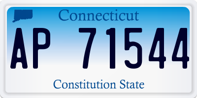 CT license plate AP71544