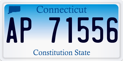 CT license plate AP71556