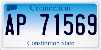 CT license plate AP71569