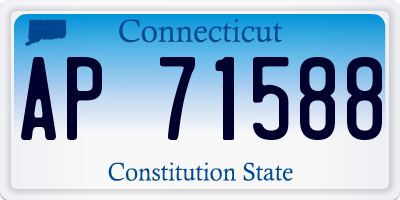 CT license plate AP71588