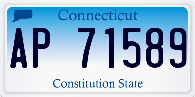 CT license plate AP71589