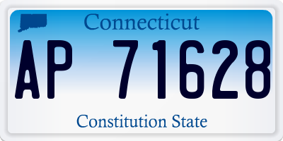CT license plate AP71628