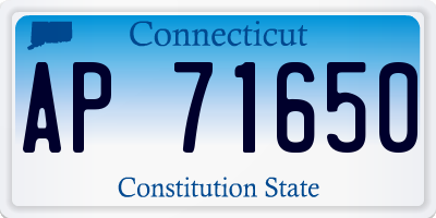 CT license plate AP71650
