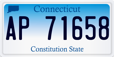 CT license plate AP71658