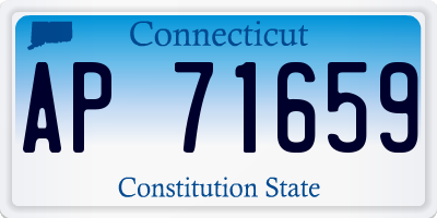 CT license plate AP71659
