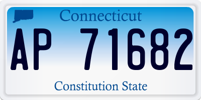 CT license plate AP71682