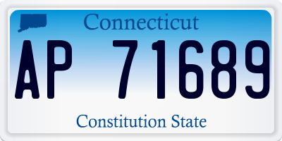 CT license plate AP71689