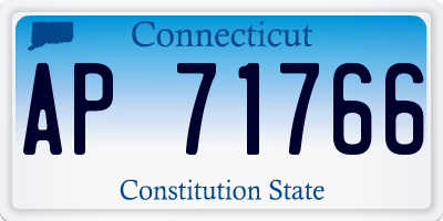 CT license plate AP71766