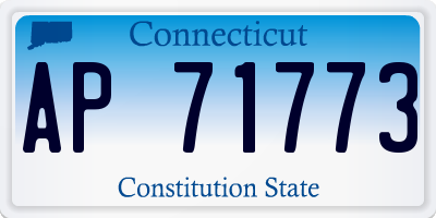 CT license plate AP71773