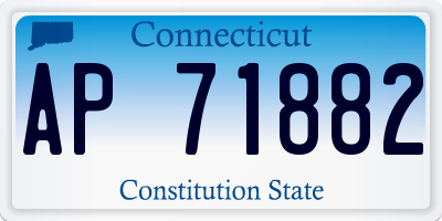 CT license plate AP71882