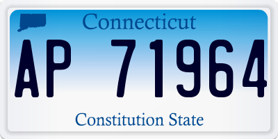 CT license plate AP71964