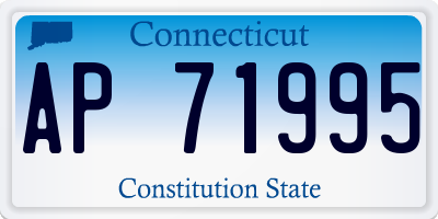 CT license plate AP71995