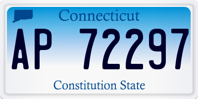 CT license plate AP72297
