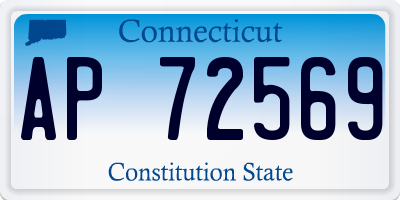 CT license plate AP72569
