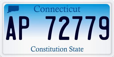 CT license plate AP72779