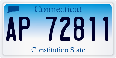 CT license plate AP72811