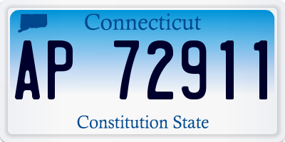 CT license plate AP72911