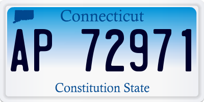 CT license plate AP72971