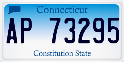 CT license plate AP73295