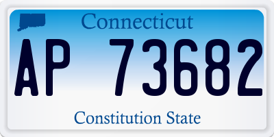 CT license plate AP73682