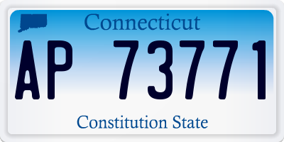 CT license plate AP73771
